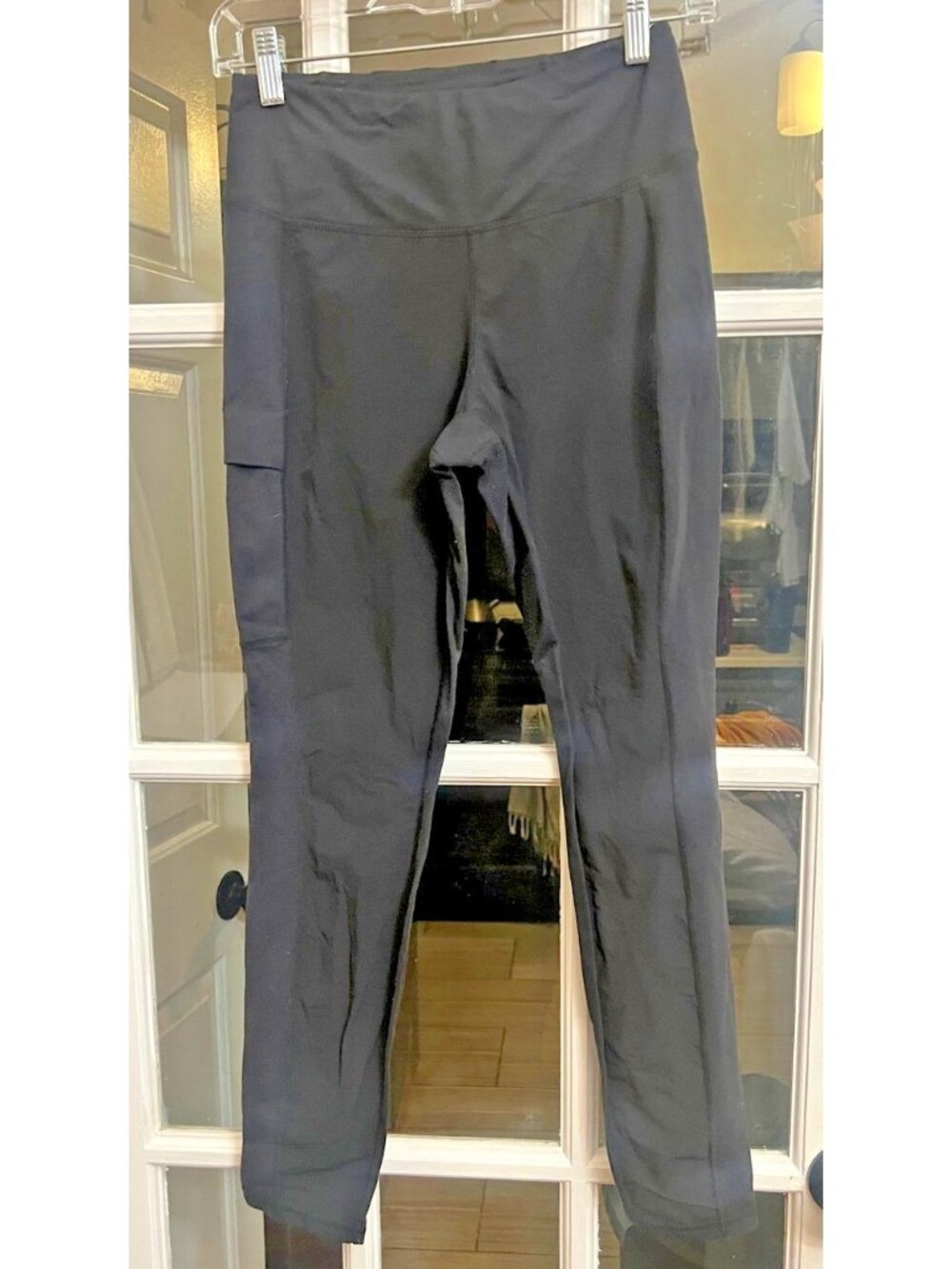 Kuhl Womens Black Cargo Active Leggings Pants High Rise Stretch Size Small     G
